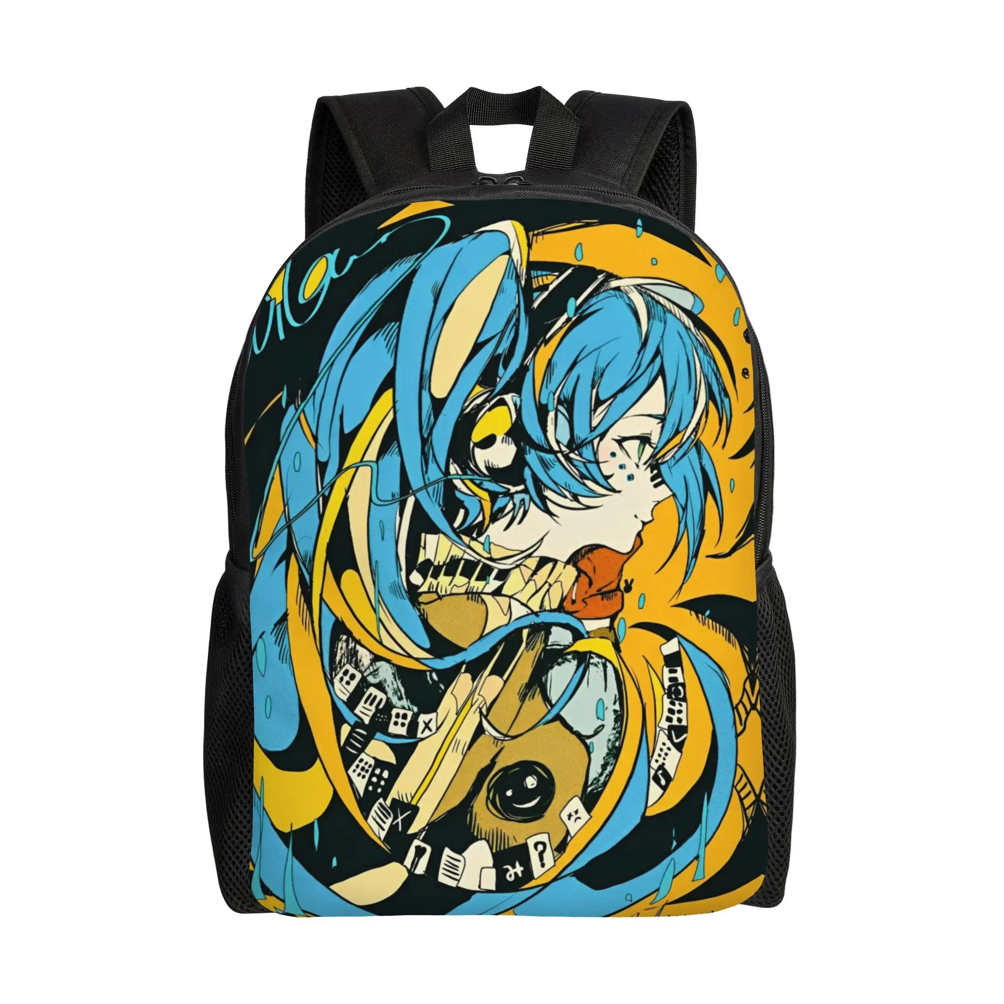Hatsune Miku Laptop Backpack | Casual Daypack for School & Work Backpacks - The Eezee Shop