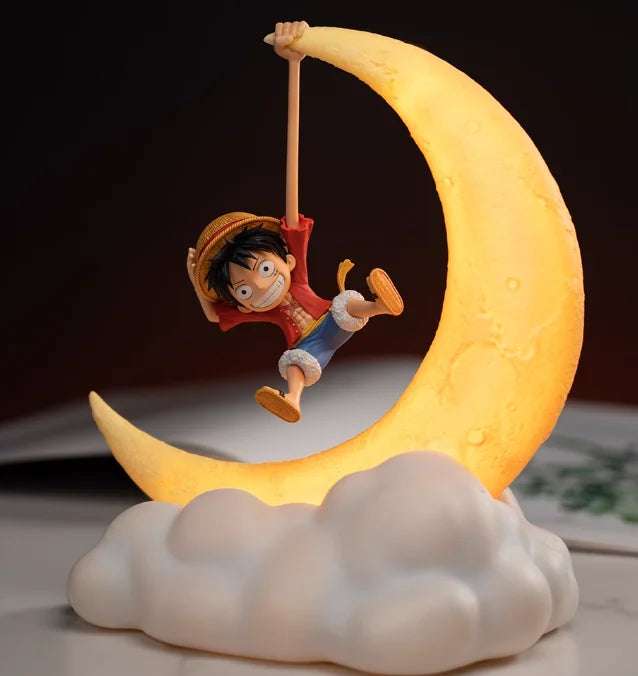 One Piece Luffy Moon Lamp | Magnetic Control Night Light Lamps & Night Lights - The Eezee Shop