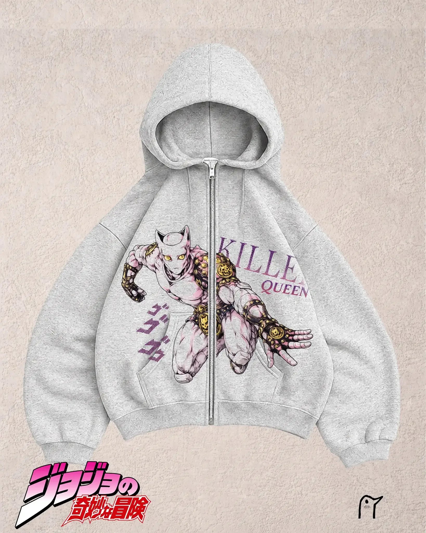 Tokyo Ghoul Y2K Zip Hoodie | Women's Harajuku Streetwear Hoodies & Sweatshirts - The Eezee Shop
