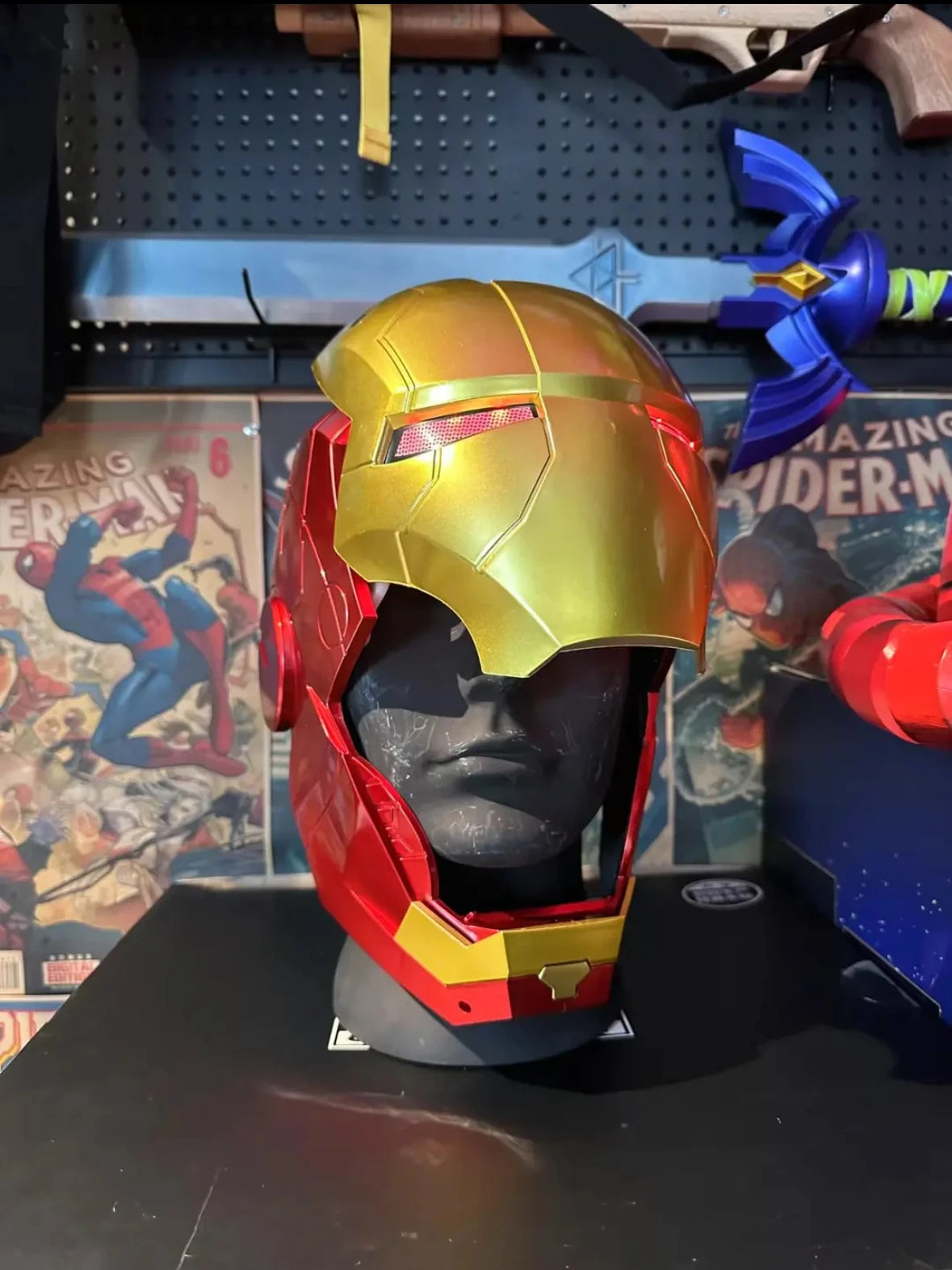 Iron Man Electric Helmet | 1:1 Auto Open & Close Wearable Mask Cosplay Masks & Helmets - The Eezee Shop
