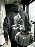Majin Vegeta Fleece Hoodie | Dragon Ball Super Warm Pullover Hoodies & Sweatshirts - The Eezee Shop