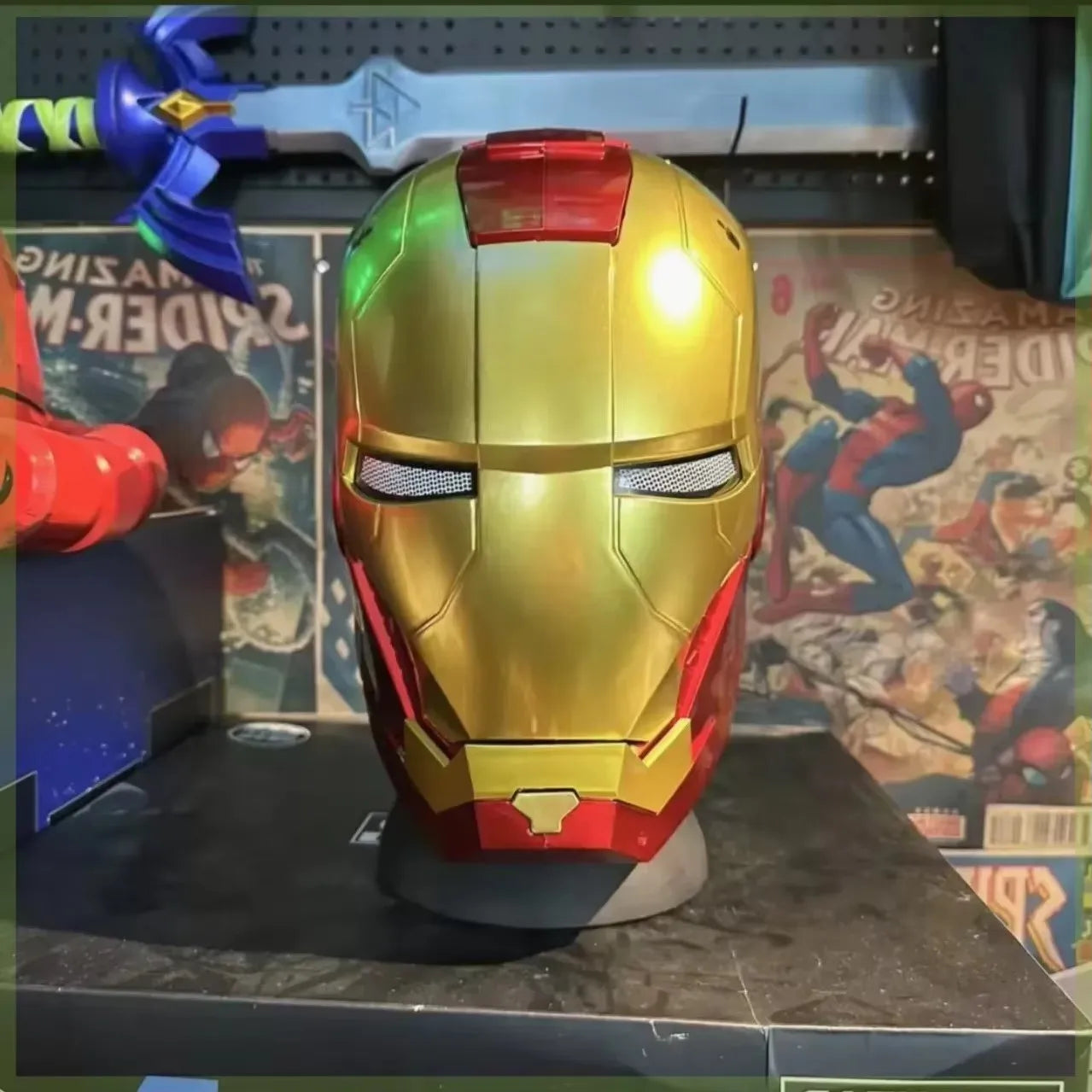 Iron Man Electric Helmet | 1:1 Auto Open & Close Wearable Mask Cosplay Masks & Helmets - The Eezee Shop