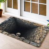 Skeleton Pit 3D Illusion Mat | Halloween Entry Rug Rugs & Doormats - The Eezee Shop
