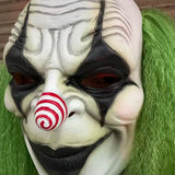 Green-Haired Clown Latex Mask | Scary Halloween Costume Mask Halloween Masks - The Eezee Shop