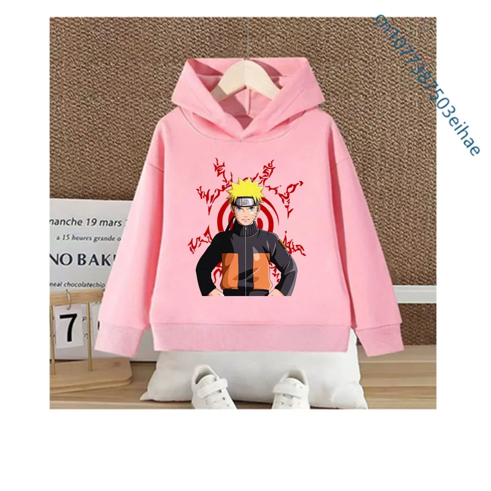 Kids Naruto Hoodie | Long Sleeve Pullover for Boys & Girls Hoodies & Sweatshirts - The Eezee Shop