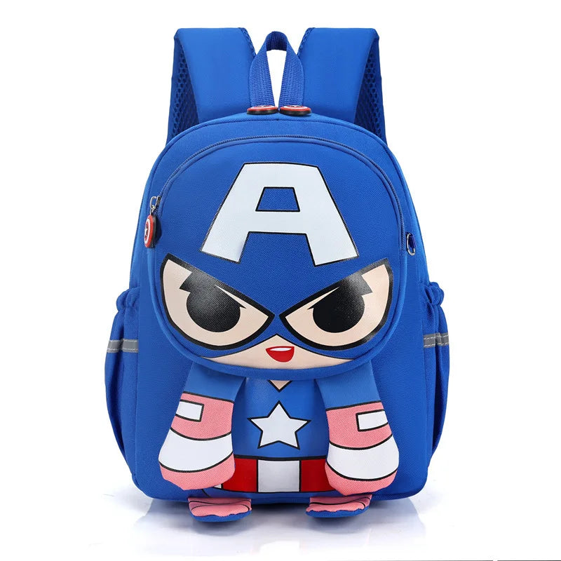 Spider-Man & Iron Man Kids Backpack | 3D Print School Bag Backpacks - The Eezee Shop
