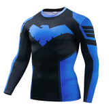 Nightwing 3D Compression Shirt | Men's Rash Guard Training Top Gym & Compression Wear - The Eezee Shop