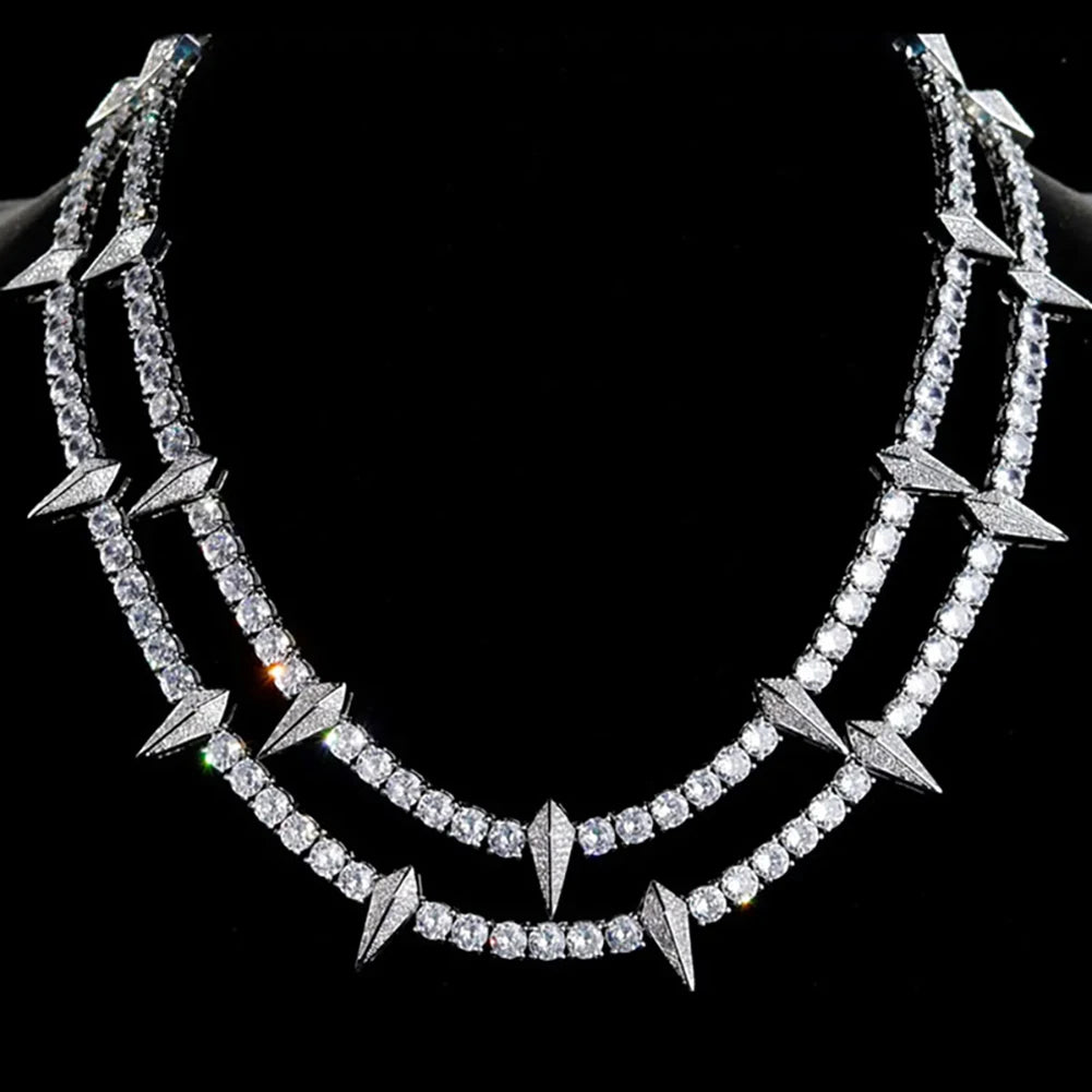 Black Panther Tennis Chain Necklace | Iced Out 5mm CZ Chain Jewelry - The Eezee Shop