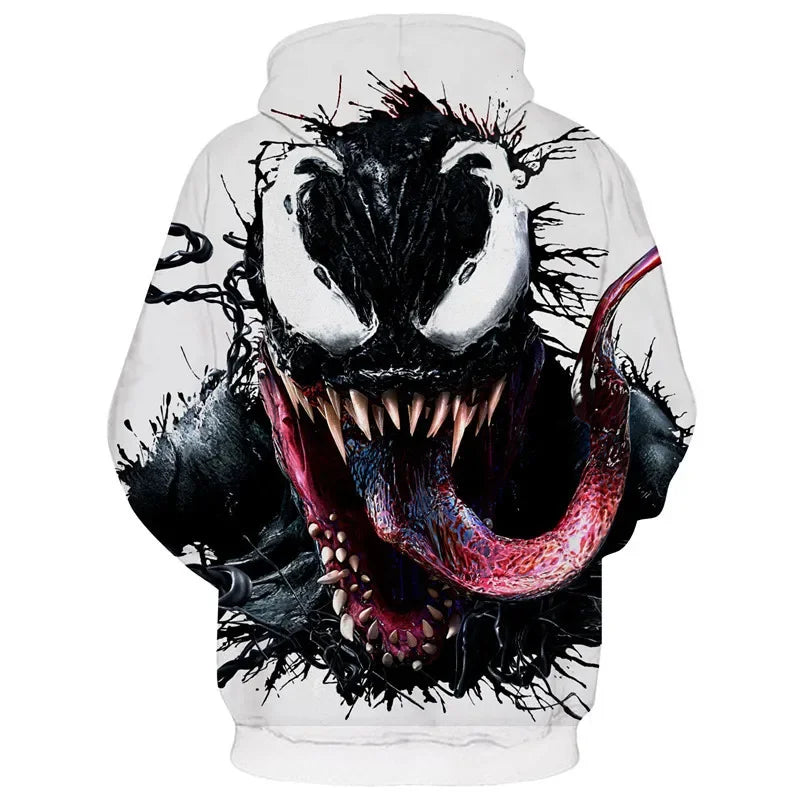 Venom 3D Print Hoodie | Men's Full Body Villain Sweatshirt Hoodies & Sweatshirts - The Eezee Shop