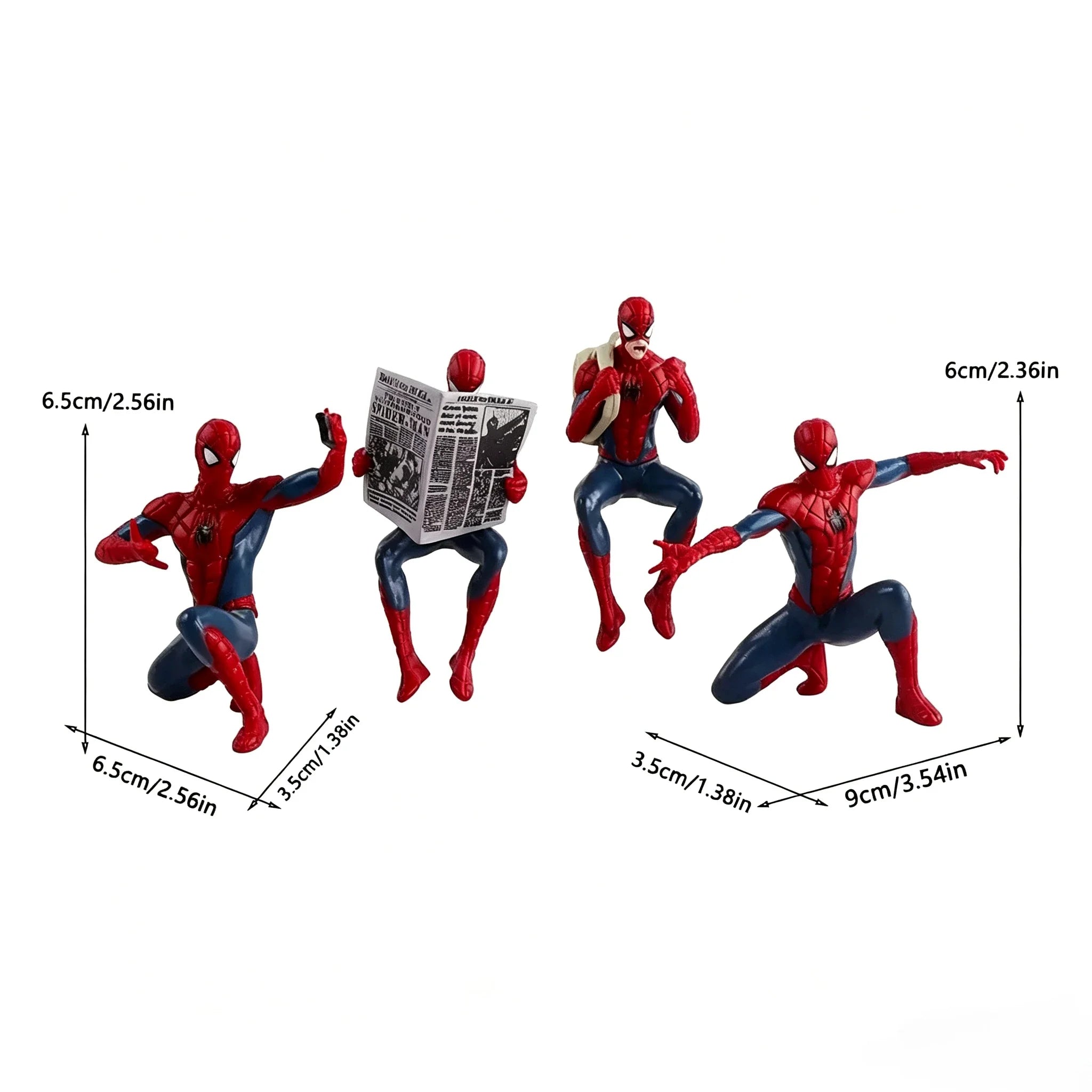 Mini Spider-Man Figure | 7-9cm Handmade Desktop Model Collectible Figures - The Eezee Shop