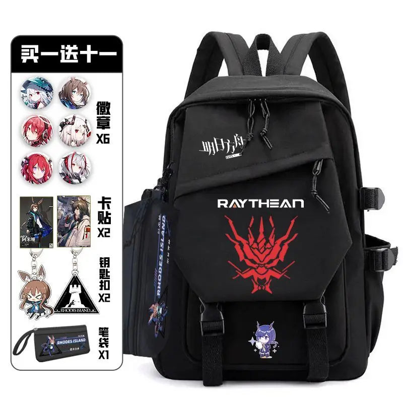 Arknights Backpack with Badge Set | Anime Ita Bag for Students Backpacks - The Eezee Shop