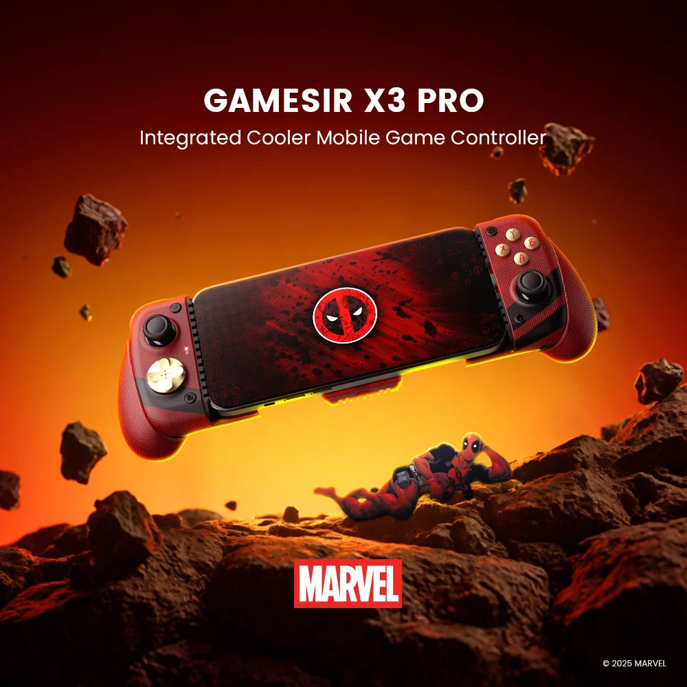 Deadpool Edition Mobile Controller | Type-C Wired Gamepad Gaming Accessories - The Eezee Shop