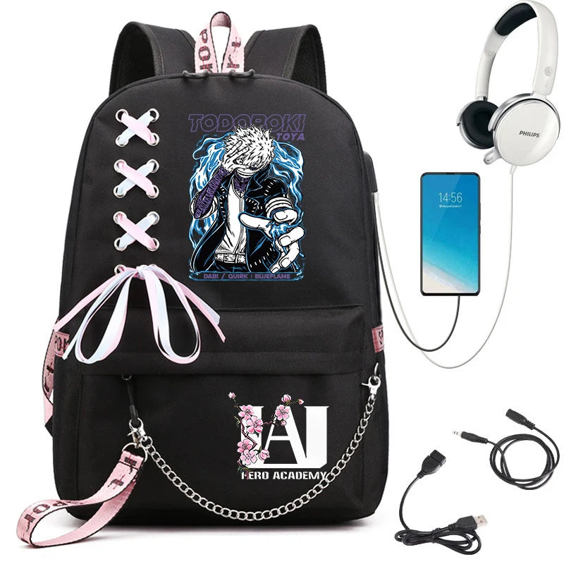 My Hero Academia Student Backpack | Lightweight Anime Daypack Backpacks - The Eezee Shop