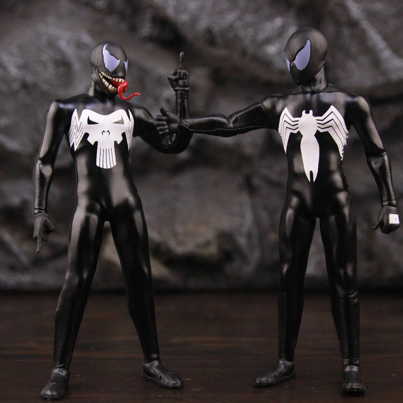 Venomized Punisher 6" Action Figure | Symbiote Collectible Collectible Figures - The Eezee Shop