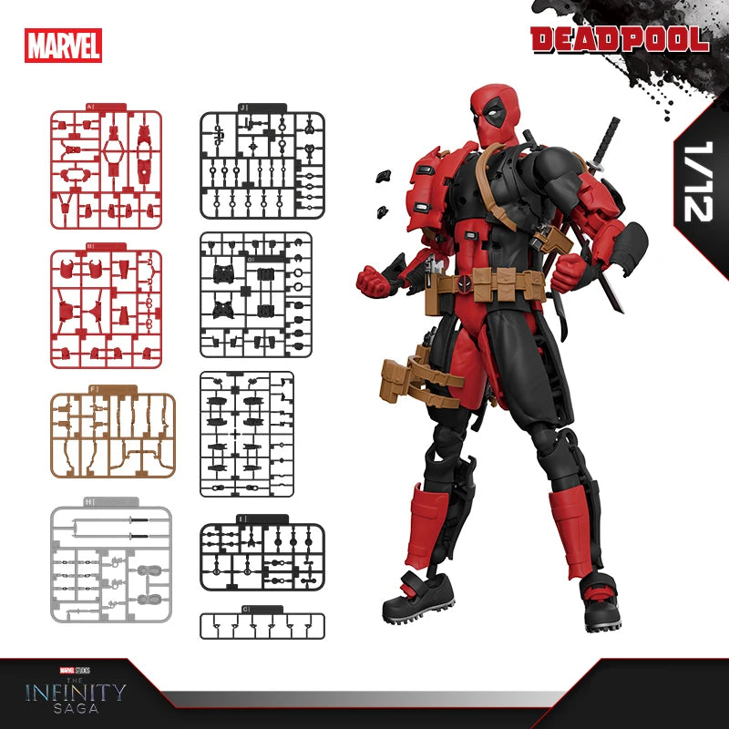 Deadpool 1/12 Assembled Model Figure | Movable Collectible Collectible Figures - The Eezee Shop