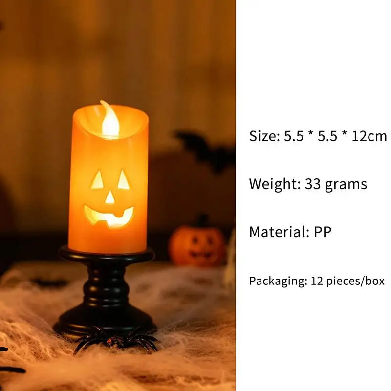 Skeleton Flameless LED Candle | Flickering Halloween Decor Halloween Lights - The Eezee Shop