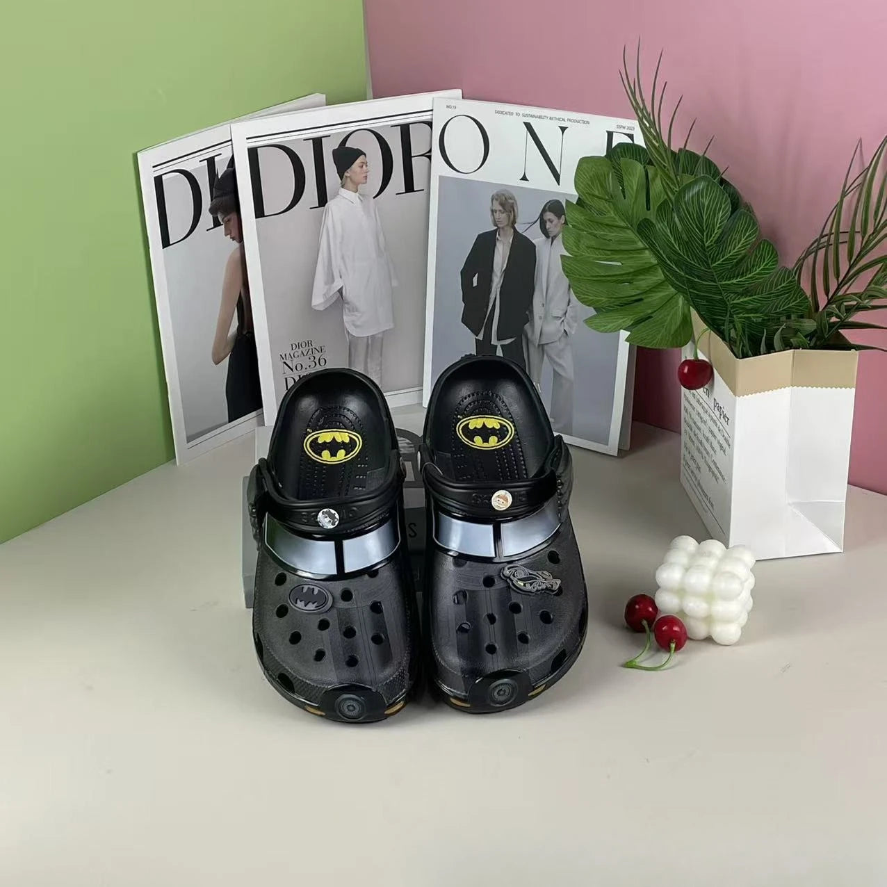 Batman Slippers | Men's Non-Slip Cave Clog Sandals Slippers & Sandals - The Eezee Shop