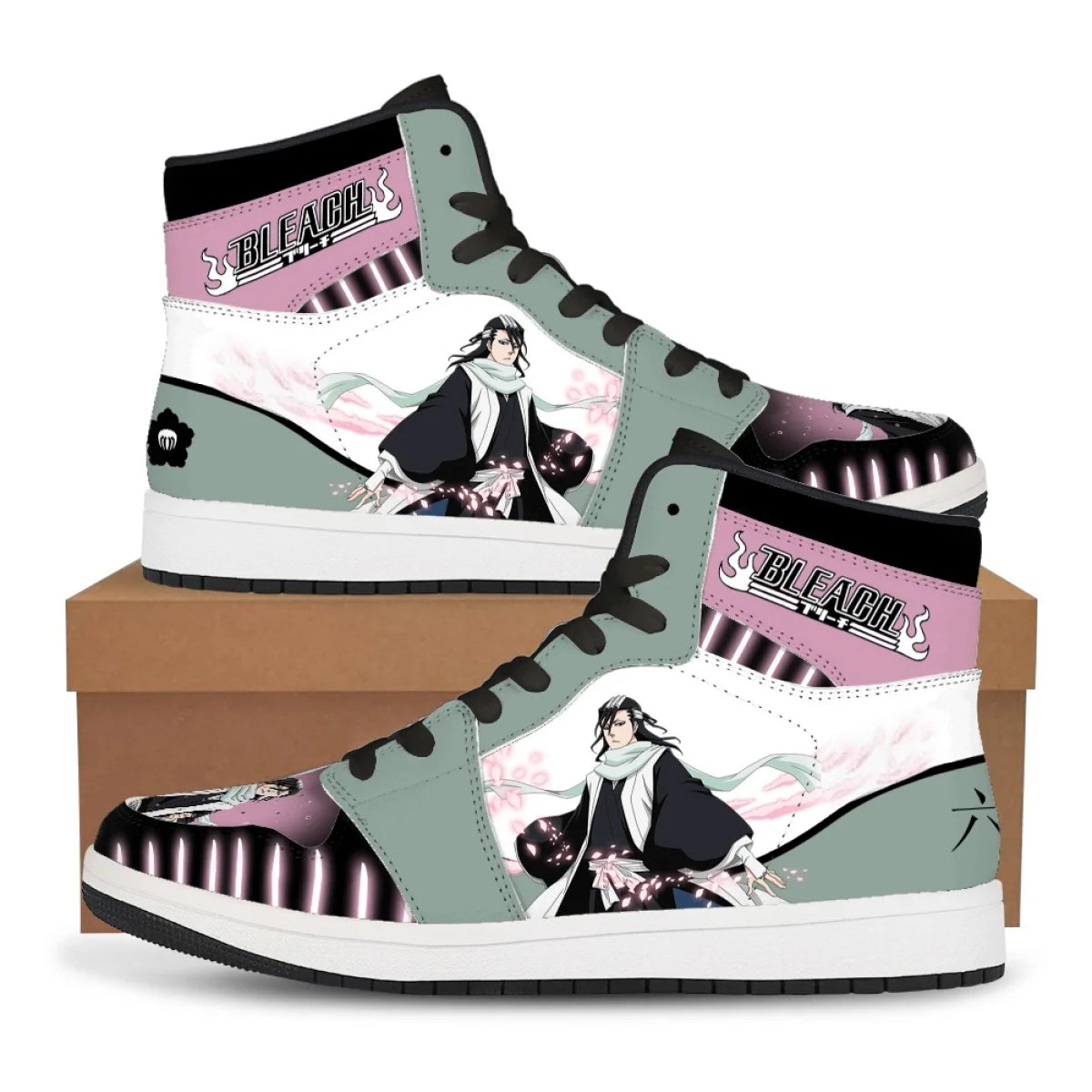 Demon Slayer High-Top Sneakers | Nezuko & Rengoku Print Shoes Sneakers - The Eezee Shop