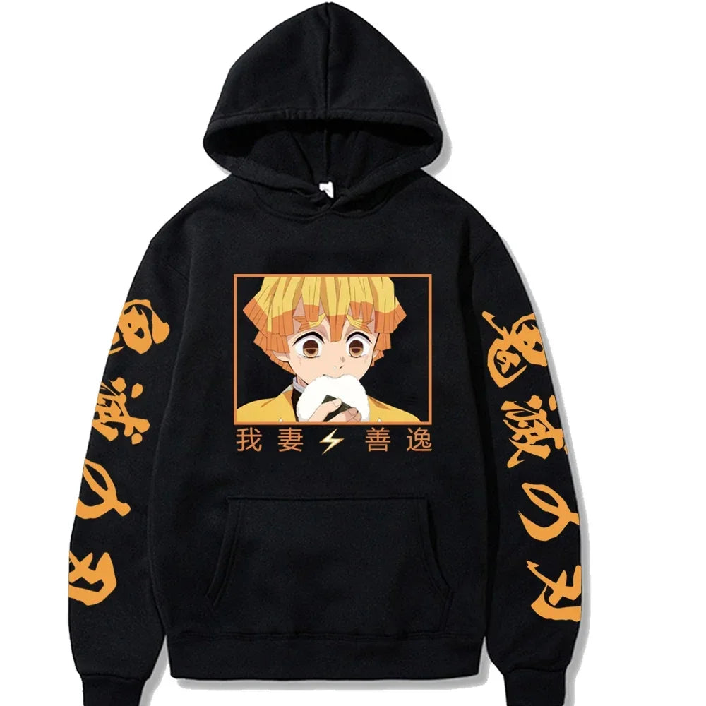 Demon Slayer Graphic Hoodie | Unisex Sports Sweatshirt Hoodies & Sweatshirts - The Eezee Shop