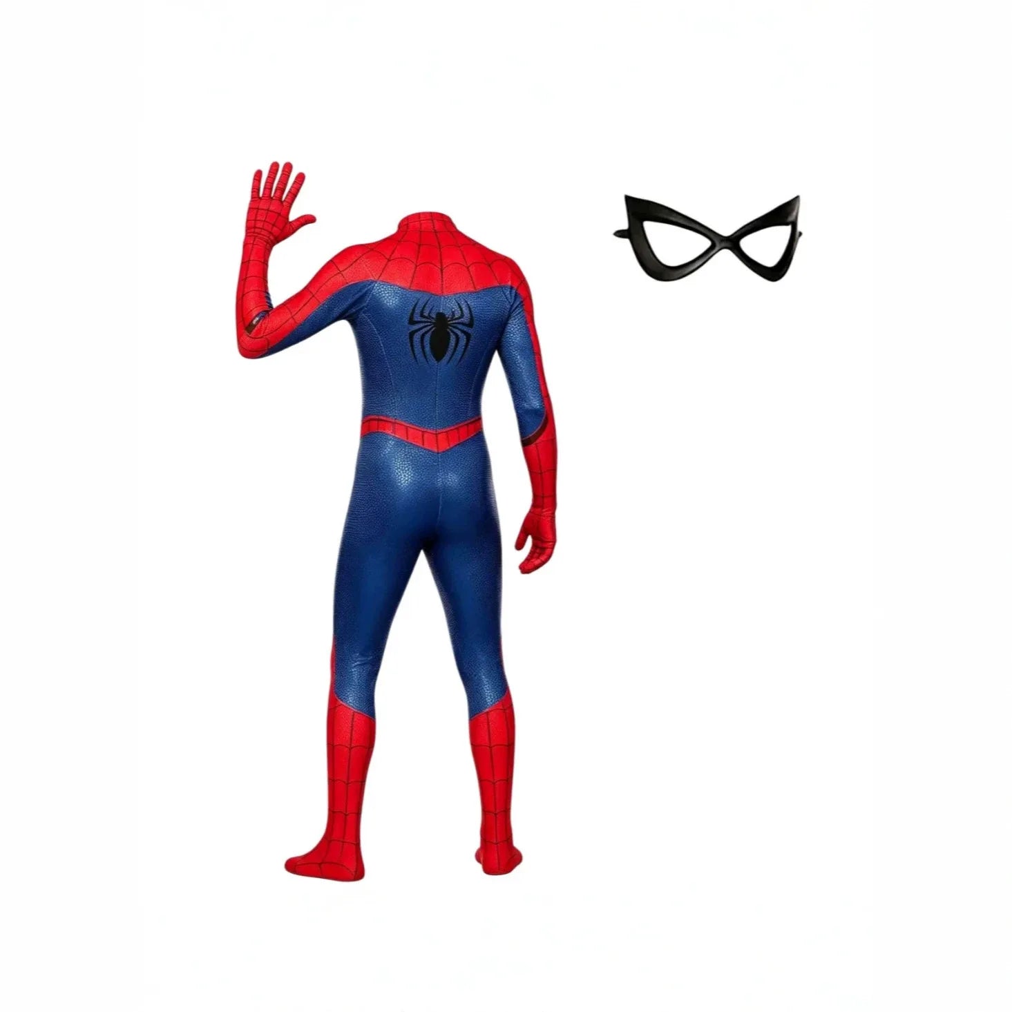 Spider-Man Cosplay Bodysuit | Red & Blue Zentai Suit with Mask Cosplay Costumes - The Eezee Shop