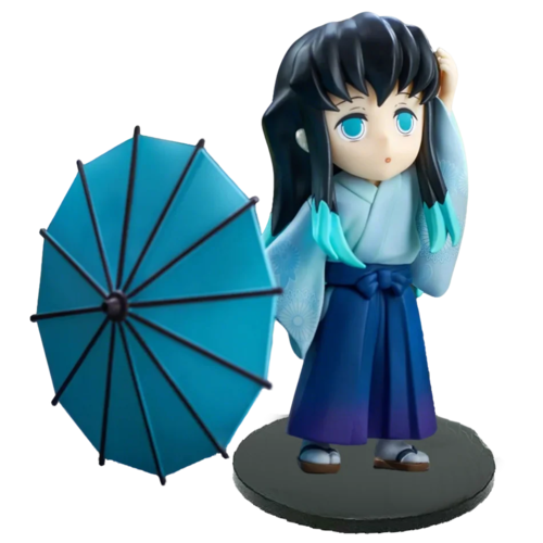 Demon Slayer Plum Rain Figure Kimetsu No Yaiba Anime Action Doll Collectible Statue Anime Figure - The Eezee Shop