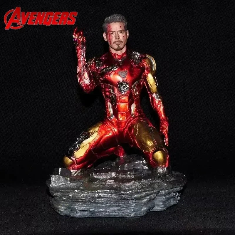 Iron Man Endgame Snap Kneeling Statue | MK85 Collectible Collectible Figures - The Eezee Shop
