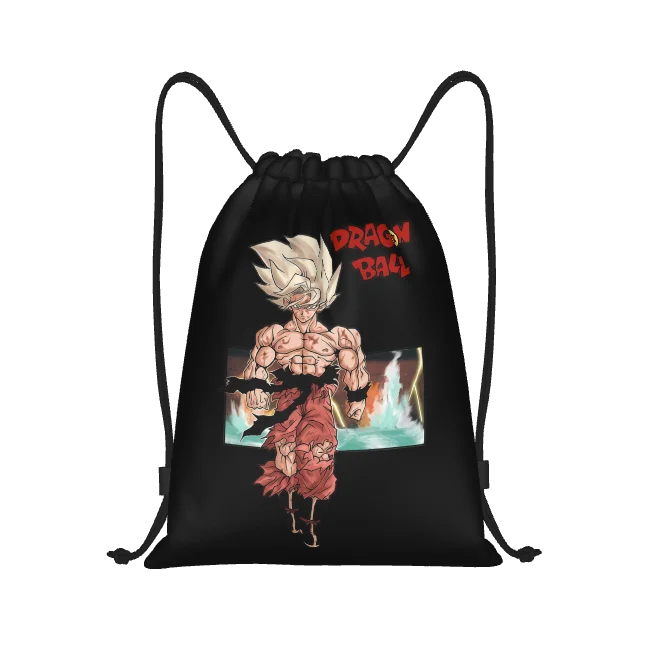 Dragon Ball Drawstring Bag | Waterproof Goku & Vegeta Gym Sack Bags - The Eezee Shop