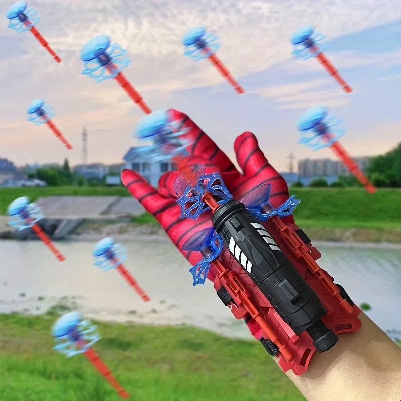 Spider Web Launcher Gloves | Kids Red & Blue Hero Toy Novelty Toys - The Eezee Shop