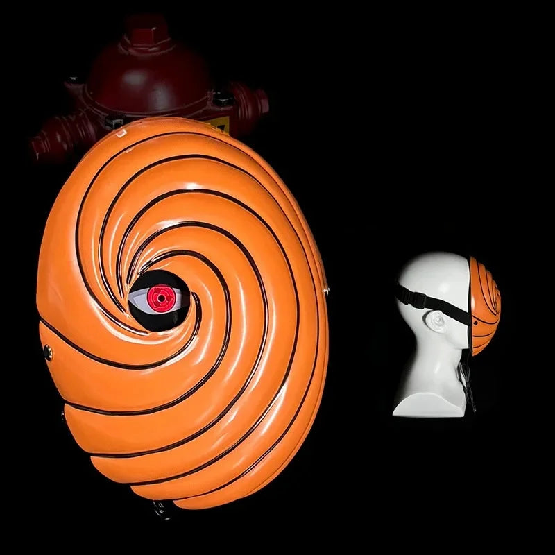 Obito Light-Up White Mask | Naruto Kids Halloween Cosplay Mask Cosplay Masks & Helmets - The Eezee Shop