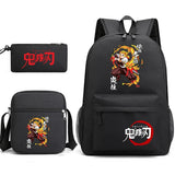 Demon Slayer Backpack 3-Piece Set | Shoulder Bag & Pencil Case Backpacks - The Eezee Shop