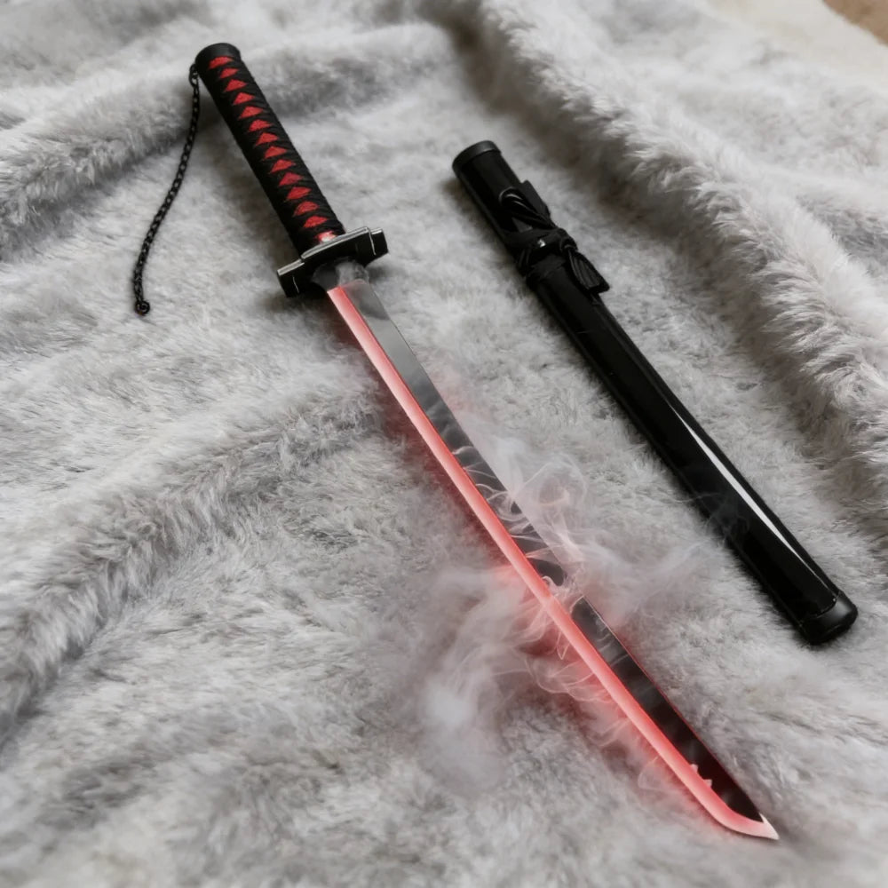Byakuya Kuchiki LED Katana | 40" Bleach Wooden Cosplay Sword Cosplay Props - The Eezee Shop