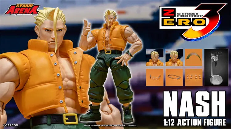 Street Fighter Nash & Charlie 1/12 Figure | 6" Collectible Collectible Figures - The Eezee Shop