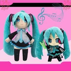 HOT 25cm Japanese Anime Plush Stuffed Toy Hatsune Miku Plush Doll Soft Pillow Future Doll Cute Christmas Gift For Children！！