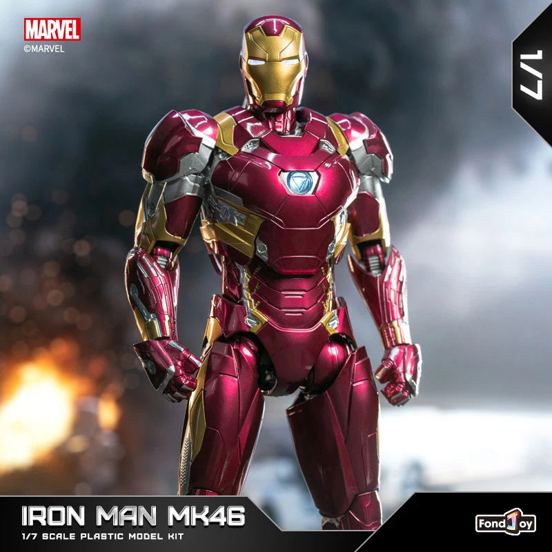 Iron Man MK46 1/7 Model Kit | 10" Light-Up Reactor Figure Collectible Figures - The Eezee Shop