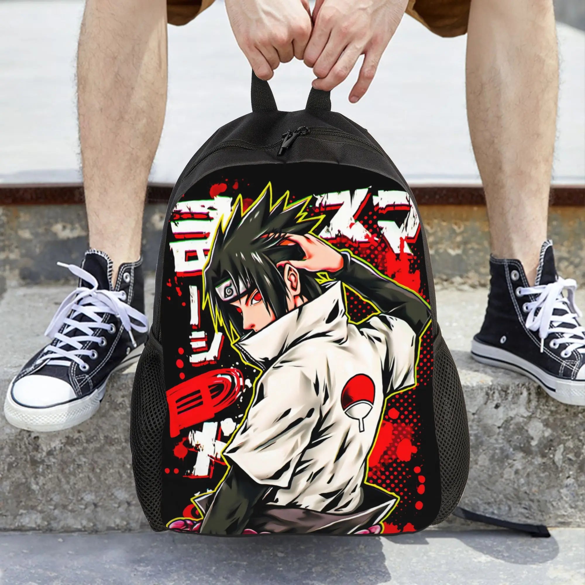 Naruto Kawaii Backpack | Large Capacity Anime School Rucksack Backpacks - The Eezee Shop