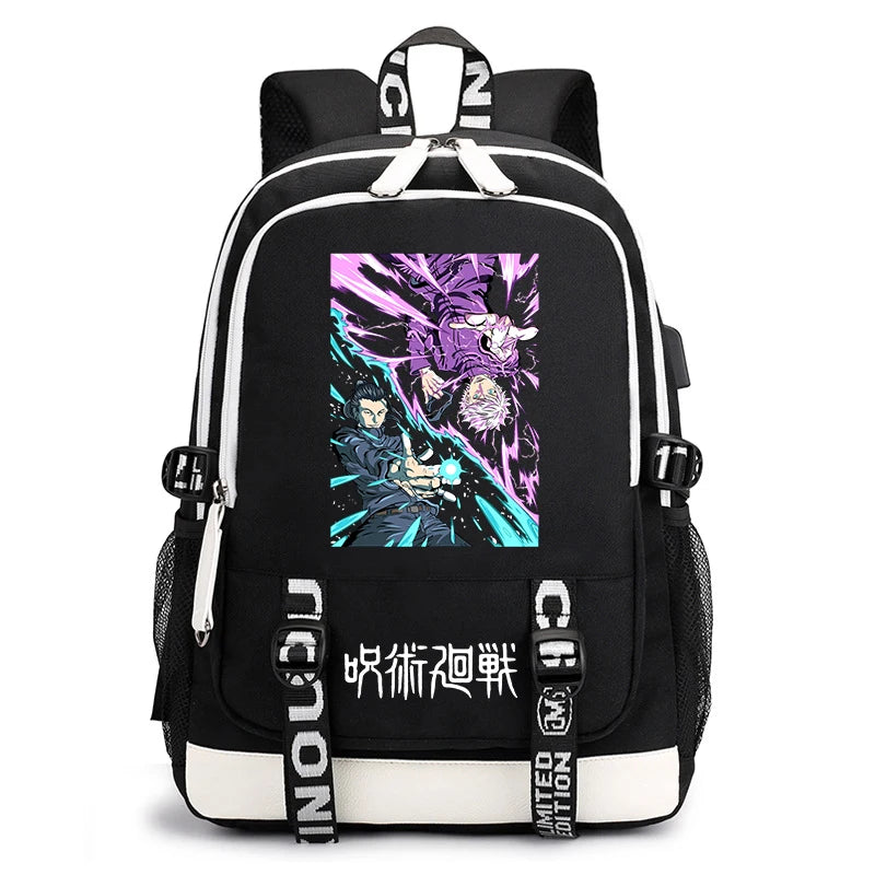 Jujutsu Kaisen Bookbag | Lightweight Casual School Backpack Backpacks - The Eezee Shop