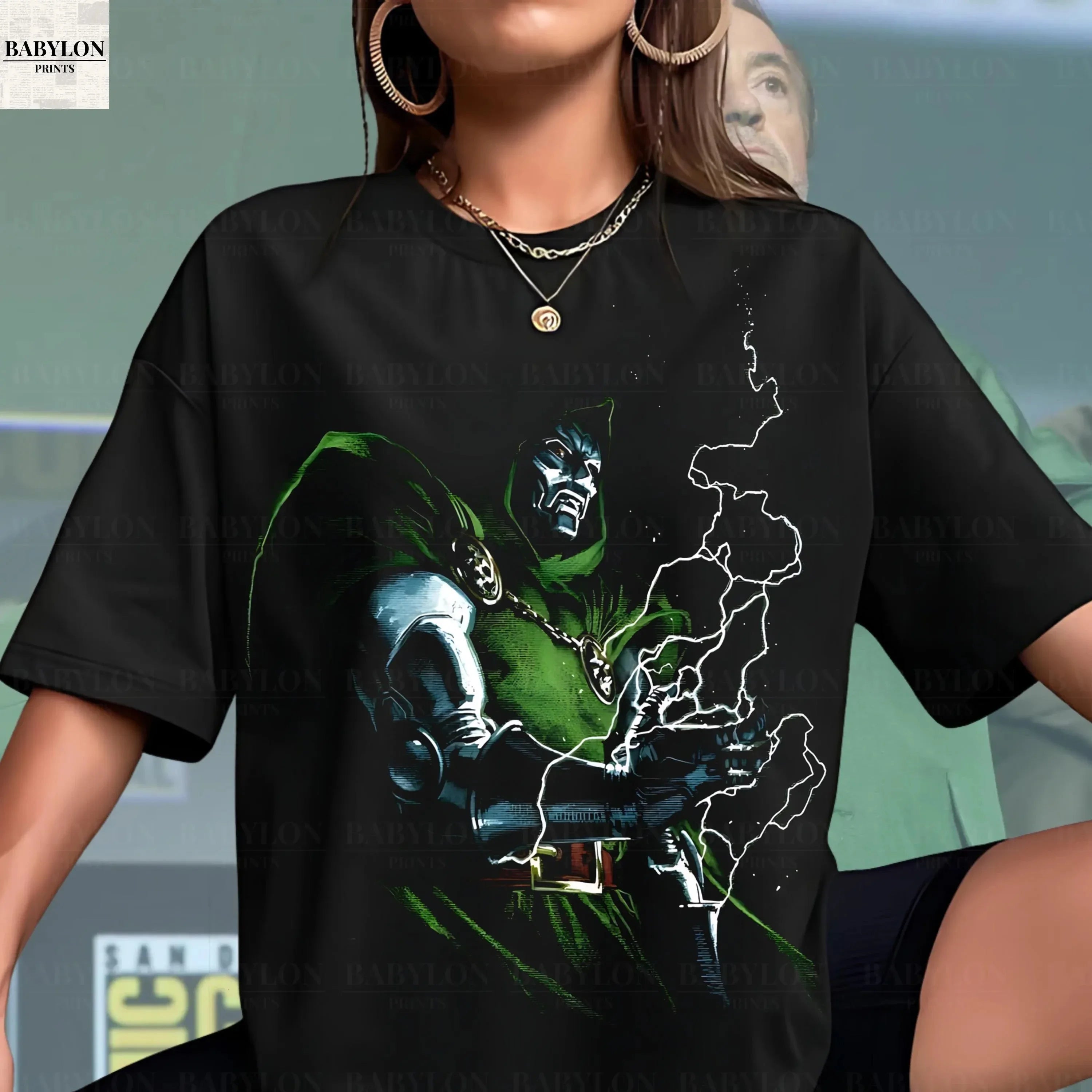 Doctor Doom Doomsday Oversized T-Shirt | Unisex Cotton Streetwear Graphic Tees - The Eezee Shop