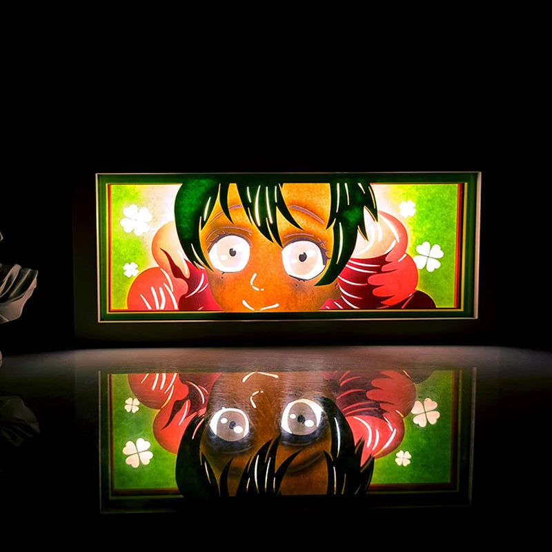 Anime Paper-Cut Light Box | Remote Control Color Night Light Lamps & Night Lights - The Eezee Shop