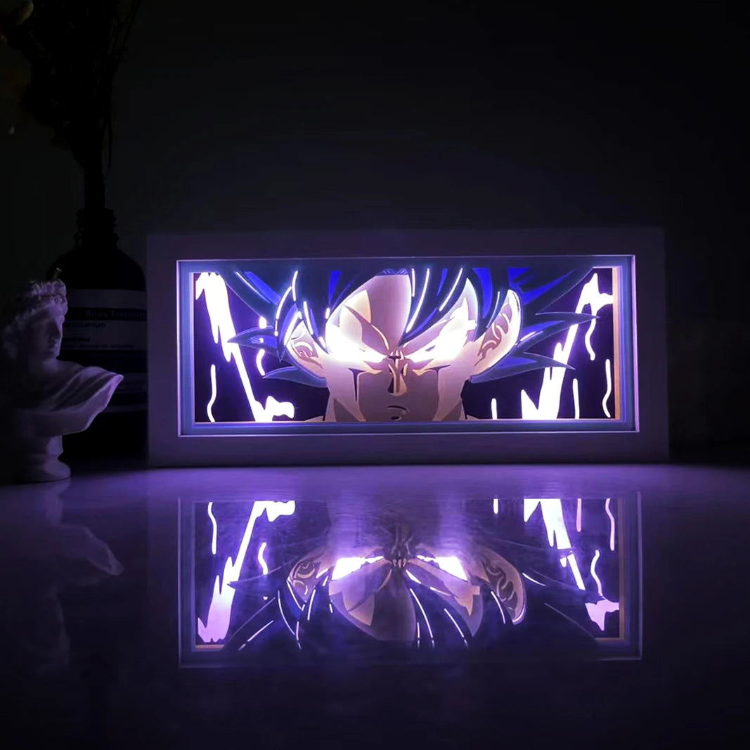 Anime Paper-Cut Light Box | Remote Control Color Night Light Lamps & Night Lights - The Eezee Shop