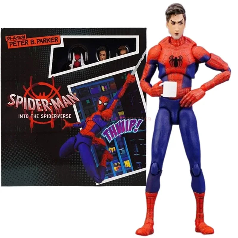 Spider-Verse Miles Morales Figure | PVC Collectible Statue Collectible Figures - The Eezee Shop