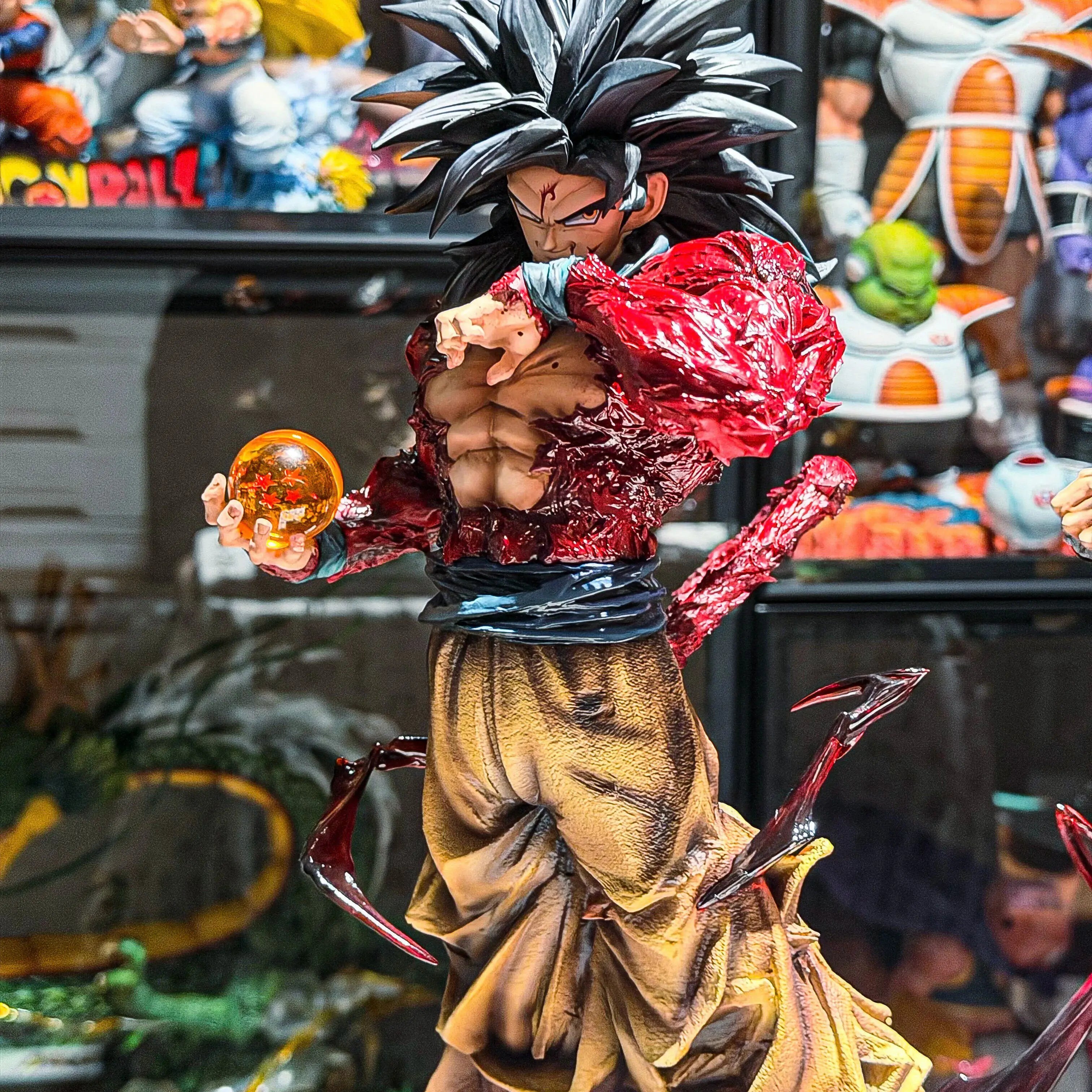 Super Saiyan 4 Goku Figure | Replaceable Hands Dragon Ball Z Collectible Figures - The Eezee Shop