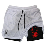 2026 Summer New Spider Men's Sports Shorts 2 in 1 Gym Running Shorts Other - The Eezee Shop