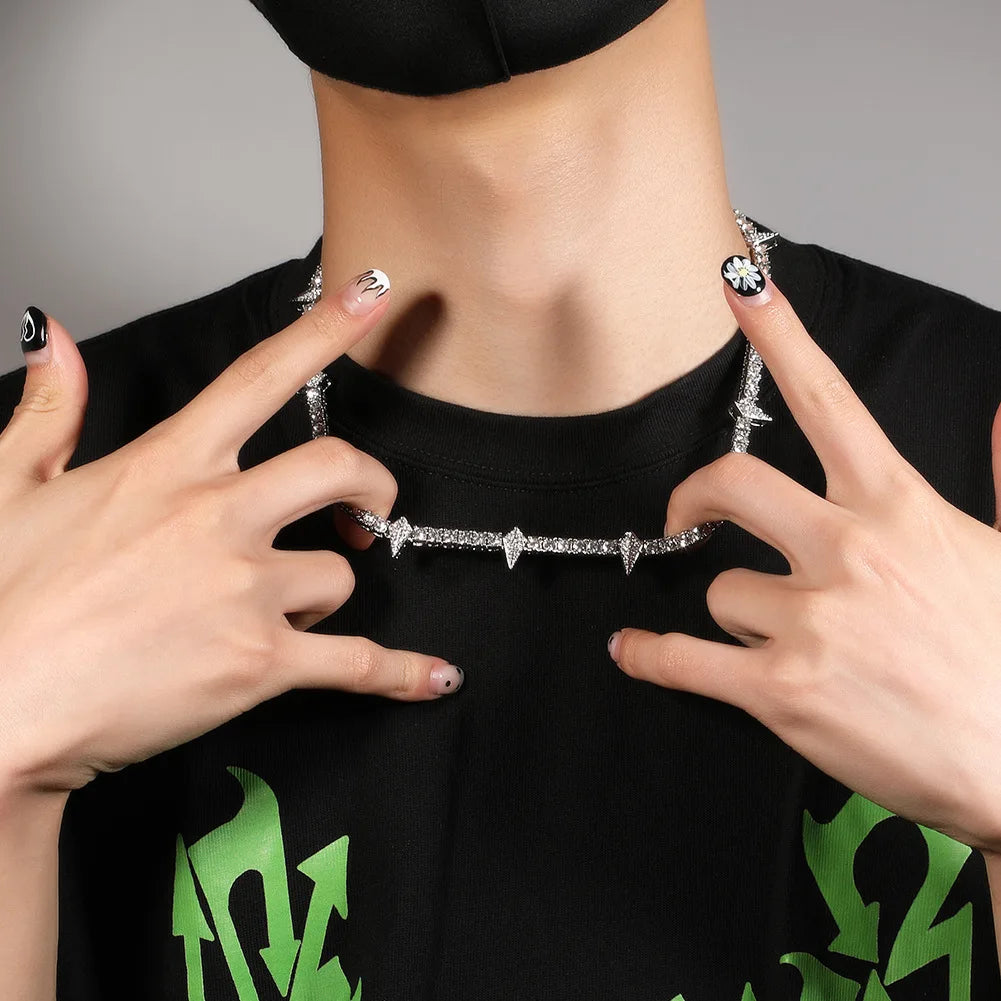 Black Panther Tennis Chain Necklace | Iced Out 5mm CZ Chain Jewelry - The Eezee Shop