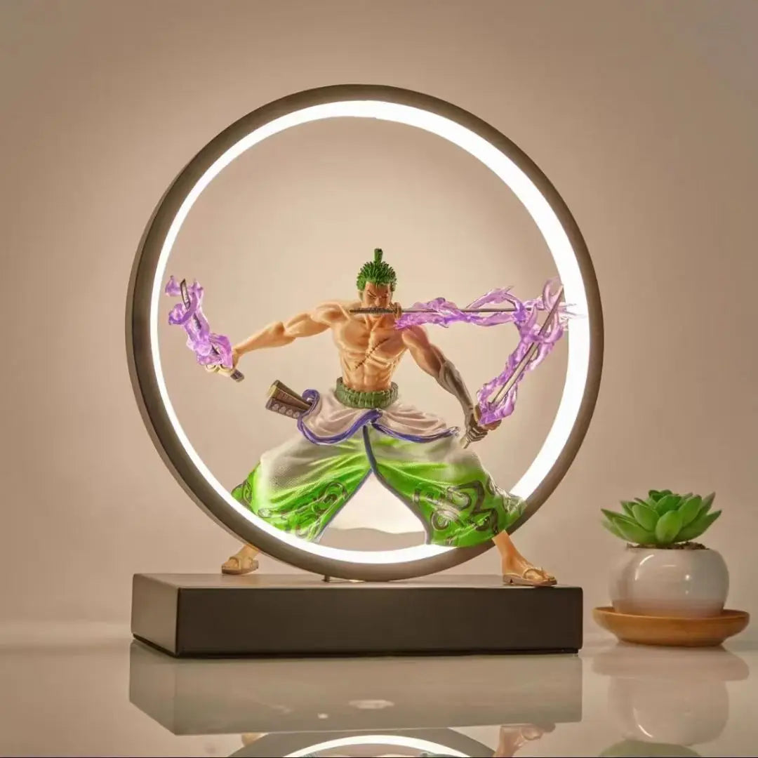 Zoro & Nezuko Plug-In Night Light | Dimmable Anime Lamp Lamps & Night Lights - The Eezee Shop