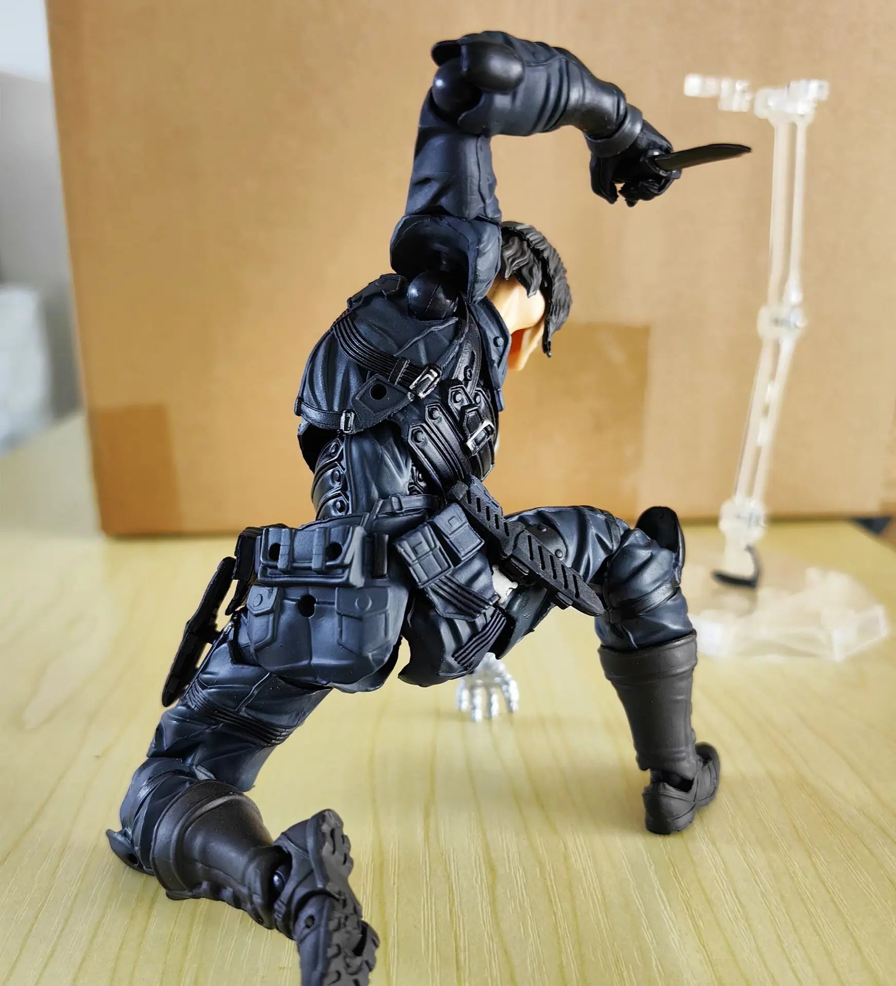 Moon Knight & Winter Soldier Articulated Mini Figure Set Collectible Figures - The Eezee Shop
