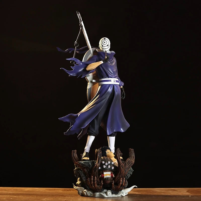 Naruto Shippuden Uchiha Dual Action Figure Giant Wave Anime Collectible Statue Anime Figure - The Eezee Shop