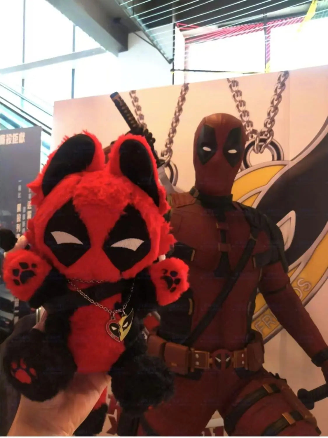 Deadpool Cat Plush | 30cm Stuffed Pillow Doll Plush Toys - The Eezee Shop
