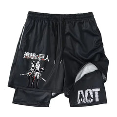Attack on Titan Anime Merchandise – Premium Fan Collectible performance shorts - The Eezee Shop