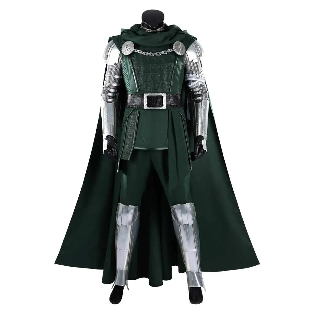 Doctor Doom Hooded Cloak Costume | Coat, Pants & Cape Full Set Cosplay Costumes - The Eezee Shop