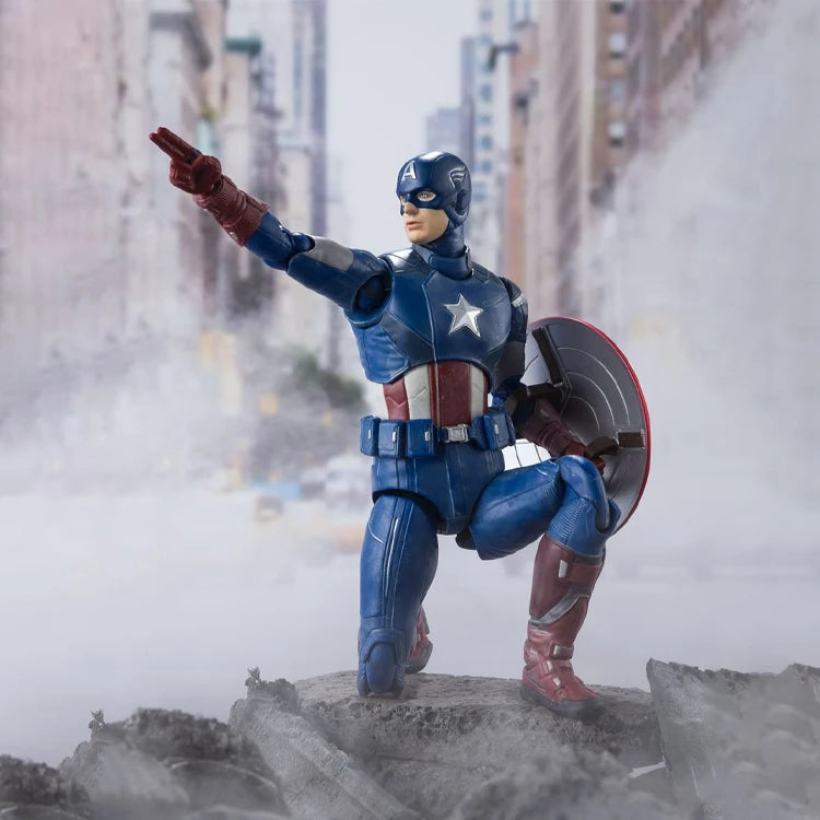 Captain America Articulated Figure | Avengers Collectible Collectible Figures - The Eezee Shop
